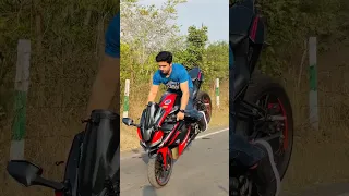 Now BIKE wants to do Stunts😉 #farazstuntrider #bikers #hayabusa#superbikes