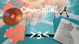 unboxing chuu’s 1st mini album howl 🫶🧡🌊 wave version