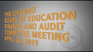 CBOE FINANCE & AUDIT COMMITTEE MEETING APRIL 24 2019