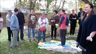 Арт-реконструкция Н.Антиповой по картине И.Дягилевой, г.Таруса, 10 октября 2020г.