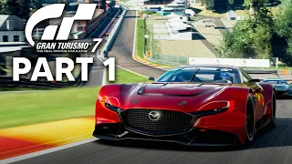 GRAN TURISMO 7 Gameplay Walkthrough Part 1 - FIRST CAR & National B License GOLD (PS5 4K 60fps)