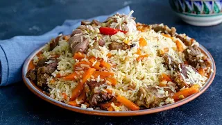 PILAF RECIPE  🤤 MY PERFECT PILAF SECRETS - pilaf,plov, osh, palov (recipe👇) #pilaf, #plov  #osh