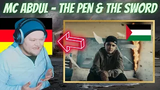 JUSTICE FOR PALESTINE | 🇵🇸 MC Abdul - The Pen & The Sword | GERMAN rapper reacts