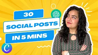 How to Create and Schedule 30+ Social Media Posts in 5 Minutes With ChatGPT, Canva and ContentStudio