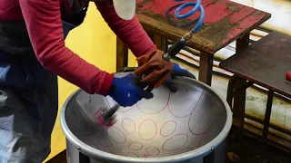 Fabrication d'un steelpan - Les Ateliers du Griffon - Gus Martineau