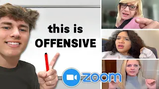 33 Minutes of OFFENSIVE Zoom Trolling!