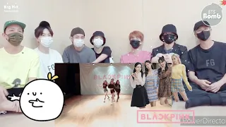 BTS Reaction BLACKPINK 'Playing With Fire' Dance Pratice