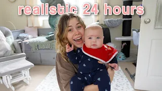 Realistic day with a 4 month old, baking, hair cuts & visiting family