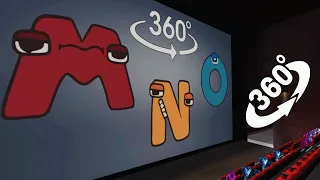 VR 360 FNF Alphabet Lore But Fixing Letters in Friday Night Funkin' be like | 360 cinema | 360 video