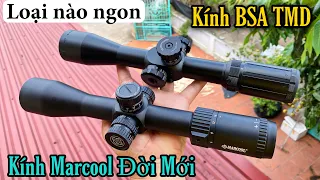 GIỚI THIỆU 2 MẪU KÍNH NGẮM BSA TMD 4-14X44 FFP VÀ MARCOOL HỘP ĐỎ WOLVERLINE ĐỜI MỚI 4-16X44 SFIR