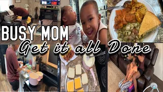 *NEW* Get it all Done| Busy Wife & Mom of 4| Cook & Clean with Me| Tackling Chores