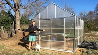 Harbor Freight 10 X 12 Greenhouse Kit (Complete Build and Modifications)