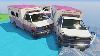 SI TE CAES PIERDES CON AMBULANCIAS!! - ¿ME CAERE? - MINIJUEGO (GTA V ONLINE) - Kosi023