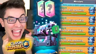 FUI SUBIR TROFÉUS E COMPLETEI A MISSÃO MAIS DIFÍCIL DO CLASH ROYALE! Diário do Top 1