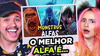 são tão fortes assim?! Todos os 8 TITÃS ALFAS do MONSTROVERSO | React Espaço Nerd