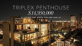 $14,950,000 Triplex Penthouse with Magnificent Central Park Views