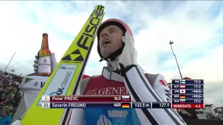 Freund vs  Prevc (KO) Vierschanzentournee/ Four Hills Tournament Garmisch-Partenkirchen 01.01.2016