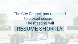 City Council Regular Meeting August 14, 2023