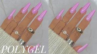 BEST BEGINNER FRIENDLY POLYGEL NAIL TUTORIAL | QUICK, EASY, AND SIMPLE