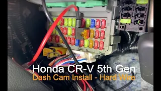 Honda CR-V Front And Rear Dash Cam Mounting [Hard Wire To Fuse Box]