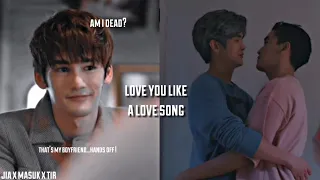 [BL] Jia x Masuk x Tir | Love you like a love song | Y-Destiny | My engineer | YYY | Kiss | Thai|FMV