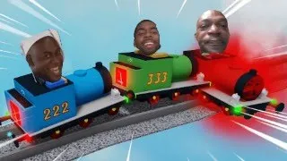 ROBLOX Funny Thomas The Train Ride Crash!