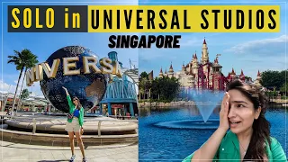 Universal Studios Singapore Rides & Tips | Is it Worth The Hype?  | Alone in an Amusement Park🎢