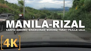 Manila to Rizal (Taytay Cainta Angono Binangonan Cardona Morong Baras Tanay Pililla JalaJala) Tour