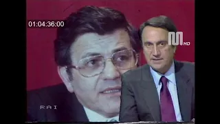 1981 Rai TG1 sera del 3 gennaio In studio Emilio Fede