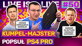 KOLEGA KLIENTA MIAŁ NAPRAWIĆ a WYSŁAŁ POTAJEMNIE do MNIE PS4 PRO! #LIVE 50