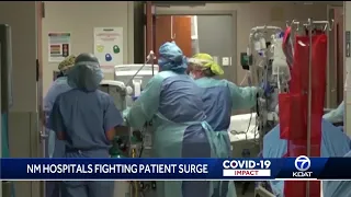 New Mexico hospitals under pressure from surge in COVID-19 cases