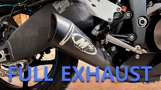 Full M4 GP Exhaust System on 2019 Kawasaki Ninja ZX-6R
