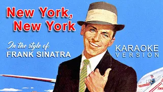 New York, New York - In the style of Frank Sinatra (KARAOKE VERSION) 2160p
