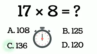 Quiz Time | Table Quiz for Kids | Table Test for kids,Multiplication Table of 17