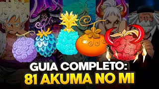 TODAS AKUMA NO MI ZOAN EM ONE PIECE - [GUIA COMPLETO]