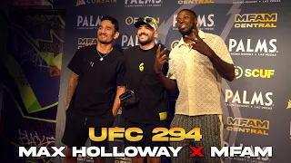 Max Holloway reacts to Islam KO at UFC 294 featuring NickMercs & Cartoonz | Max Reacts