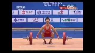 2013 China Fall National Weightlifting  56 kg Highlights xvid