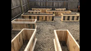 Pallet Wood Raised Garden Beds -DIY Daddy