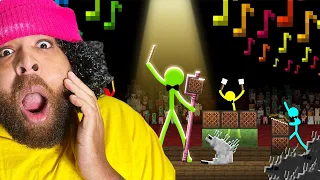 Note Block Concert - Animation vs. Minecraft Shorts Ep 35 @alanbecker REACTION!