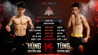 CC21 NGUYỄN VĂN HÙNG vs DƯƠNG ĐỨC TÙNG