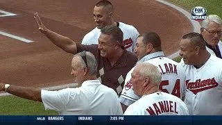 TEX@CLE: Hamilton honored by the Tribe