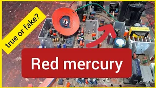 RED MERCURY in old tv board capacitor / true or fake ? / experiment / 7techmedia