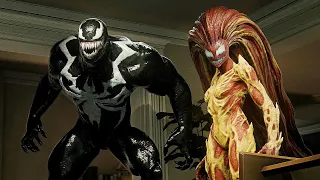 Venom transforms MJ to Scream Symbiote scene