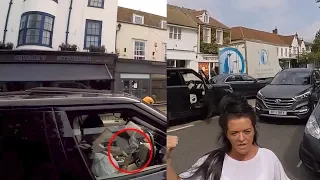 Raging Motorist Confronts Cyclist After Being Caught Using a Phone