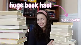 HUGE BOOK HAUL 📖🎉 new year, new books!