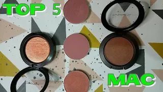 TOP 5 MAC BLUSHES with SWATCHES