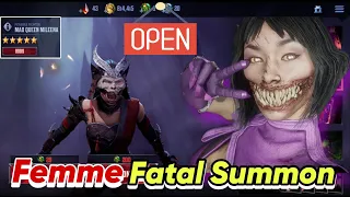 FEMME FATAL SUMMON LIMITED TIME PACK OPENING - MORTAL KOMBAT ONSLAUGHT