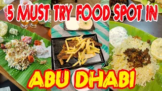 TOP 5 MUST TRY FOOD SPOTS IN ABU DHABI | Abu dhabi food tour | Ajuus Creations #trending #food #fyp
