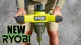 Ryobi Launched a new 18V One+ Tool! PBLMM01 Mud Mixer Hands-On