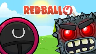 Red Ball 4 x Squid Game | Squid Game Ball Vs Bomb Boss